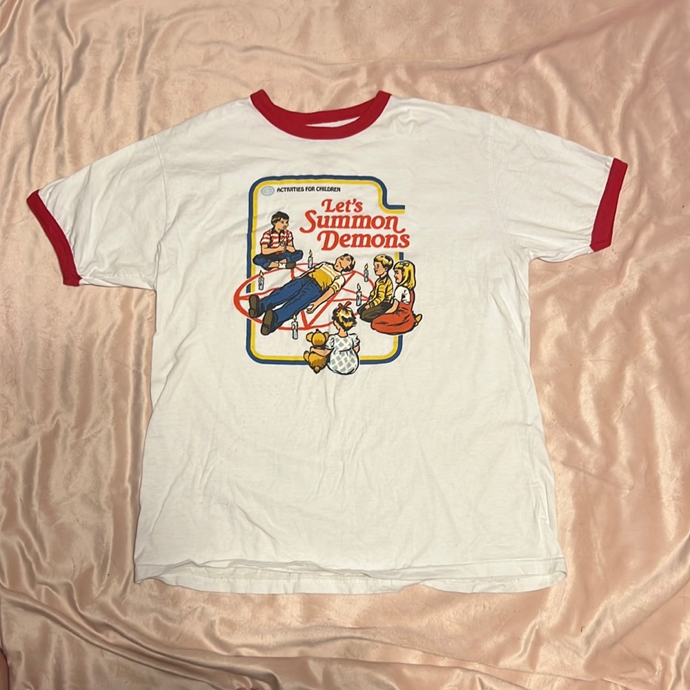 “let’s summon demons” hot topic graphic tee